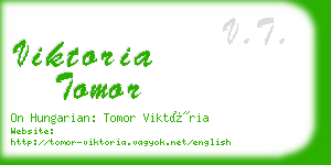 viktoria tomor business card